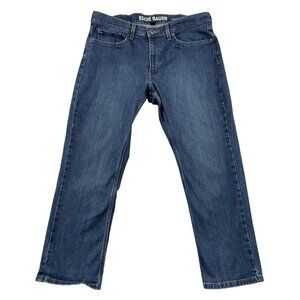 Eddie Bauer Jeans Mens 36x29 Straight Fit Dark Wash Denim